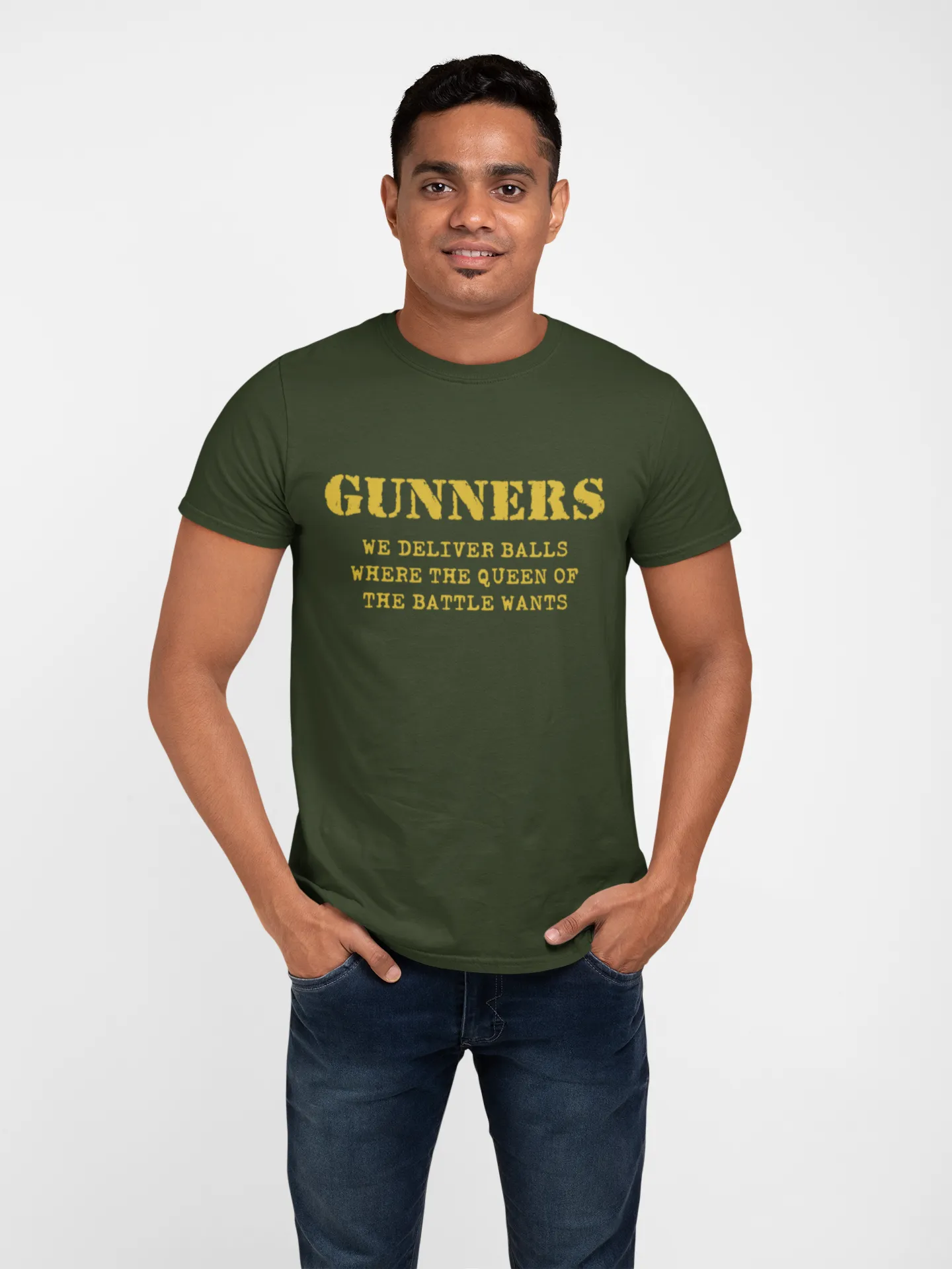 Gunner T-shirt - We Deliver Balls..... (Men)