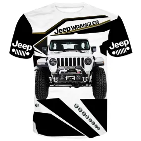 Jeep Wrangler White - T-Shirt