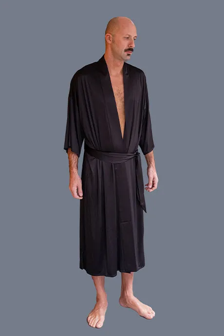 Kelly Kimono Maxi Classic - Black