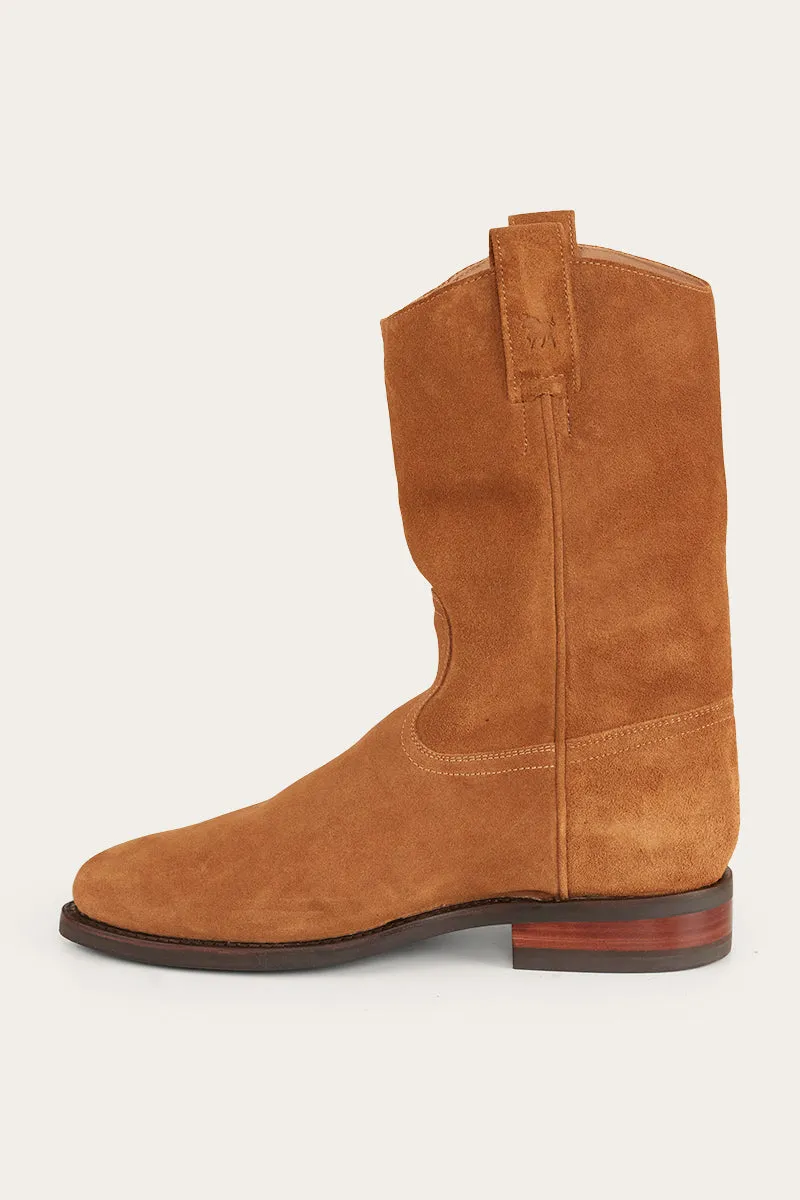 Kimberley Mens High Boot - Dark Camel