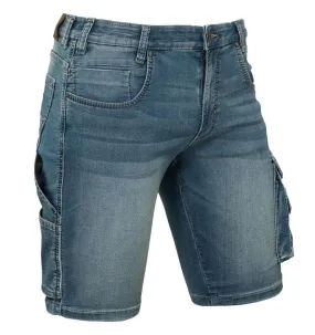 Korte werkbroek denim stretch Ralph Brams Paris