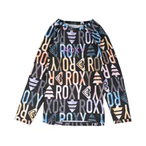 Lycra Termica Roxy Snow True Black Sapin Niña Negro Print