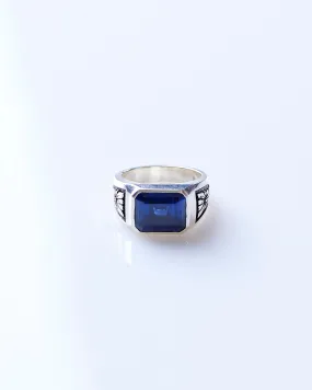 Maple Midnight Slim Ring Silver 925 / Sapphire