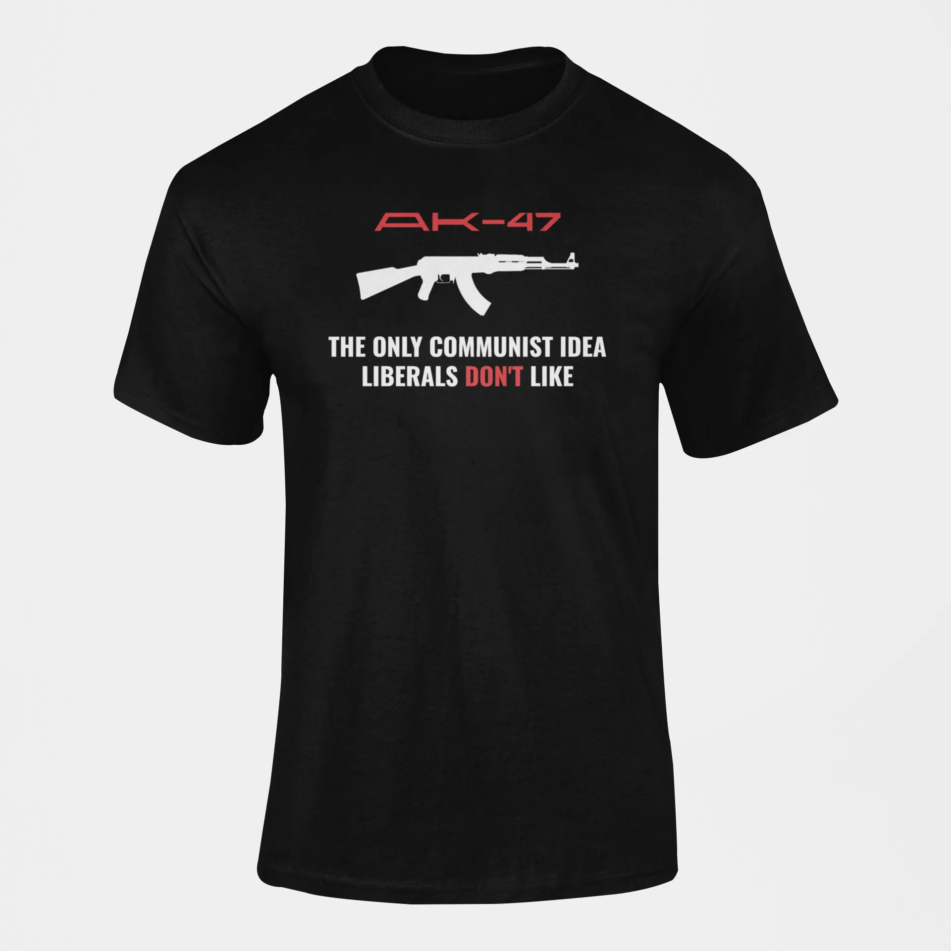 Military T-shirt - AK-47, The Only Communist Idea… (Men)