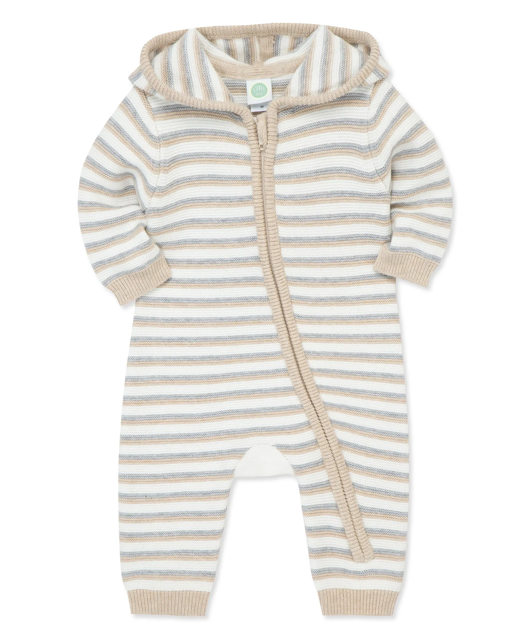 Neutral Striped Coverall