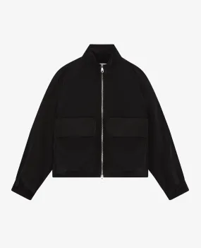 NYLON COMBAT TRACK JACKET