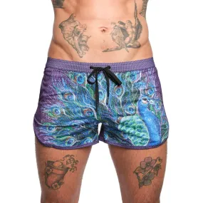 Peacock Mesh Short