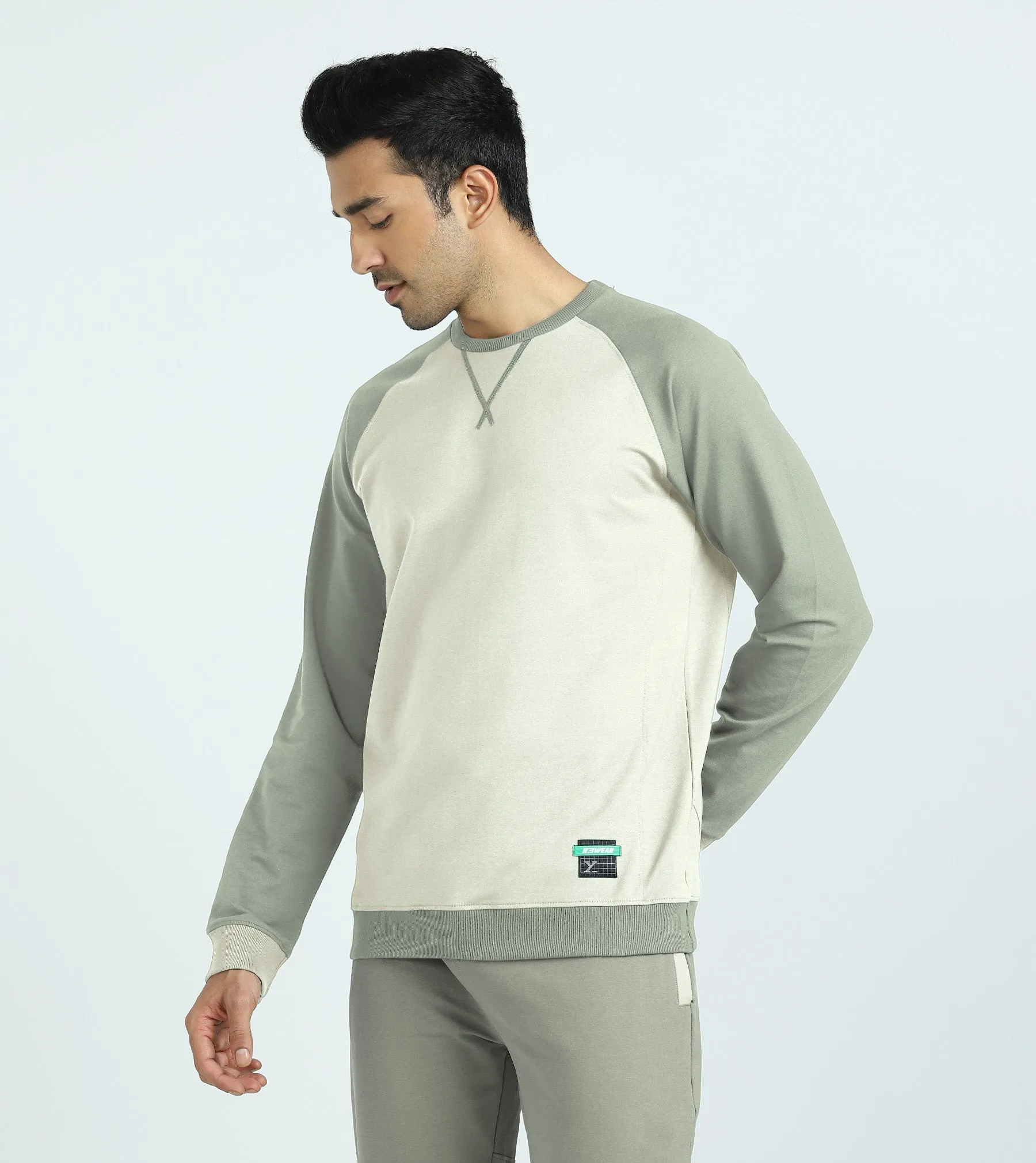 Quest French Terry Cotton-Blend Sweatshirt And Joggers Co-ord Set Butter White