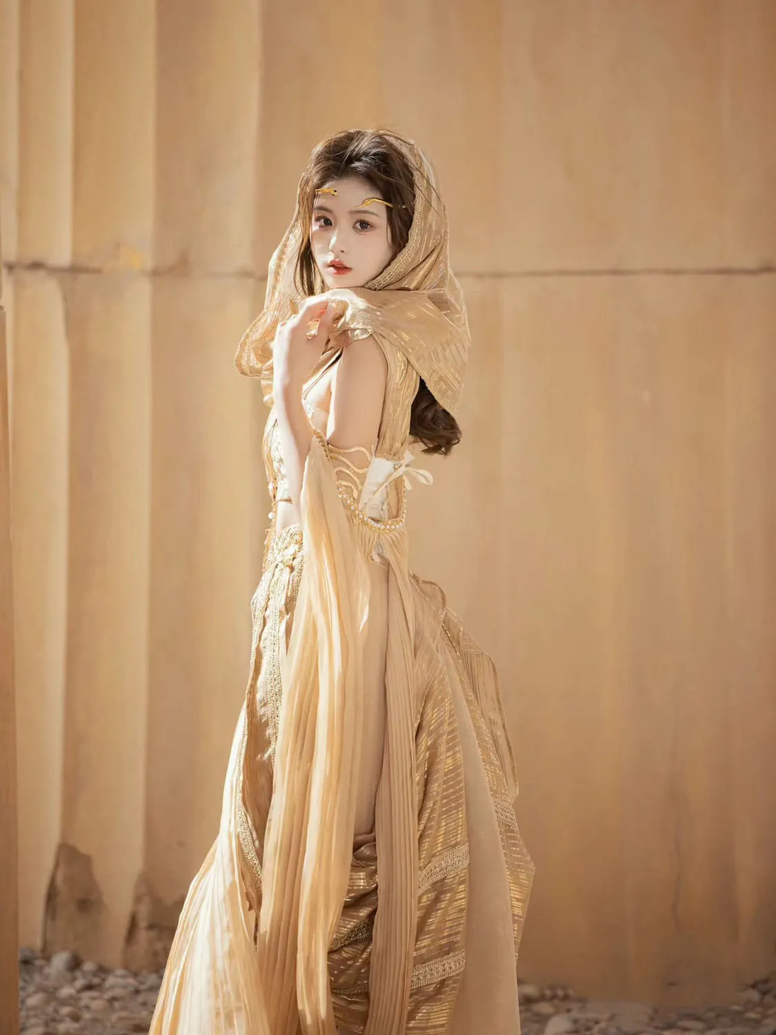 Saintess Order Western Regions Dancer Classical Clothing Hanfu Women's Clothing Xinjiang Exotic Travel Photography Clothing Feitian Muse Ancient Clothing