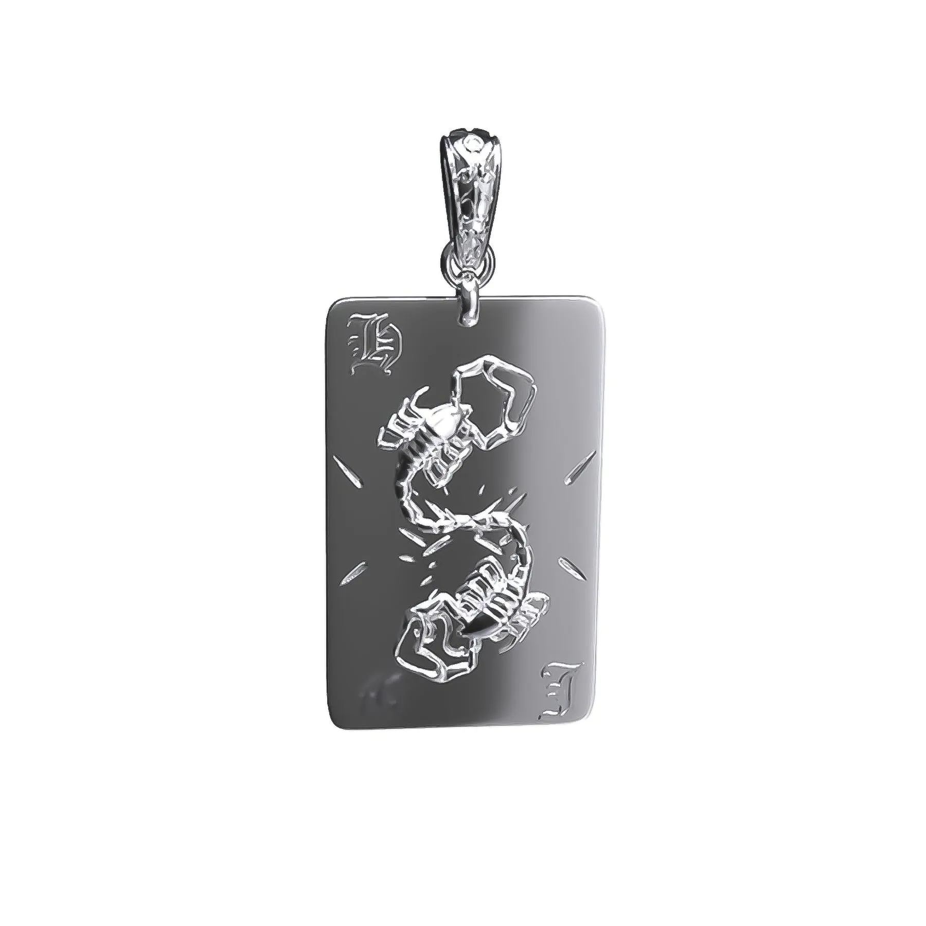 SCORPIO TAROT CARD PENDANT