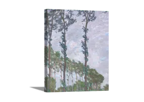 Series of the Poplars | Claude Monet Masters Classic Art in Gallery Wrapped Canvas | Various Sizes