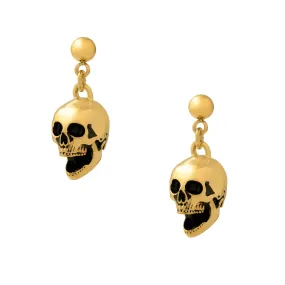 Skull Earrings (Gold)