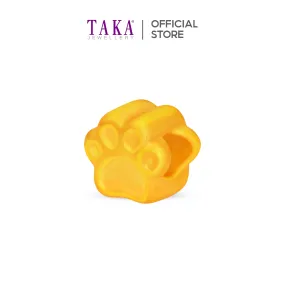 TAKA Jewellery 999 Pure Gold Charm Paw