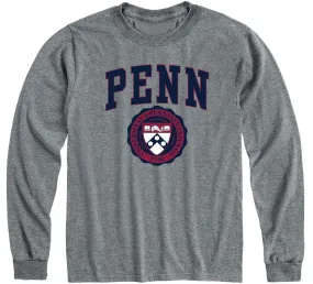 University of Pennsylvania Quakers Penn Heritage Long Sleeve T-Shirt (Charcoal Grey)